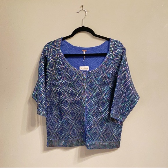 Free People Pop Star Cardigan, Size Small - Picture 3 of 11